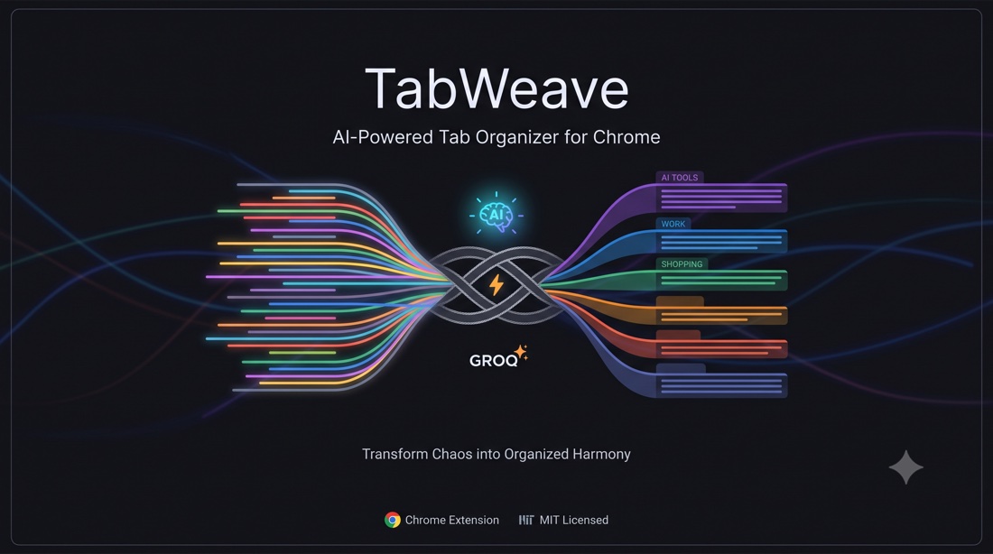 TabWeave AI-powered tab organizer